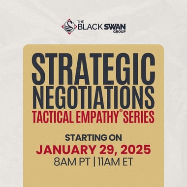 Tactical Empathy® Series: Strategic Negotiations